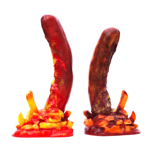 Einmal vegane Bratcurry mit Süsskartoffelpommes, bitte! - unser Silikondildo für den großen Hunger
